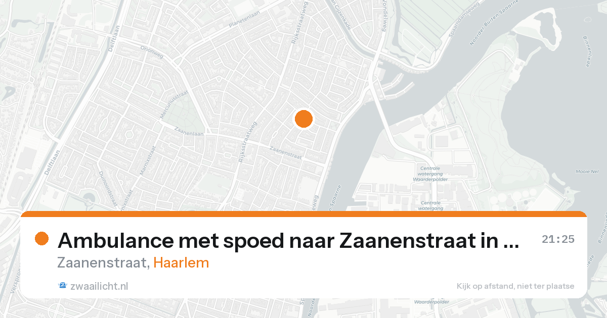 Ambulance met spoed naar Zaanenstraat in Haarlem — 7 feb 2026