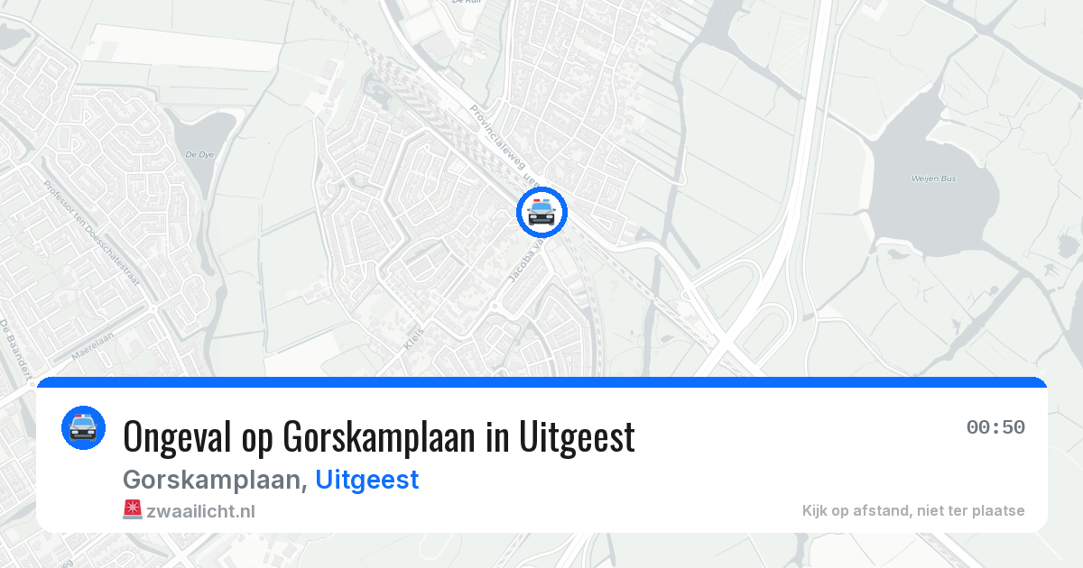 Ongeval op Gorskamplaan in Uitgeest — 4 apr 2026