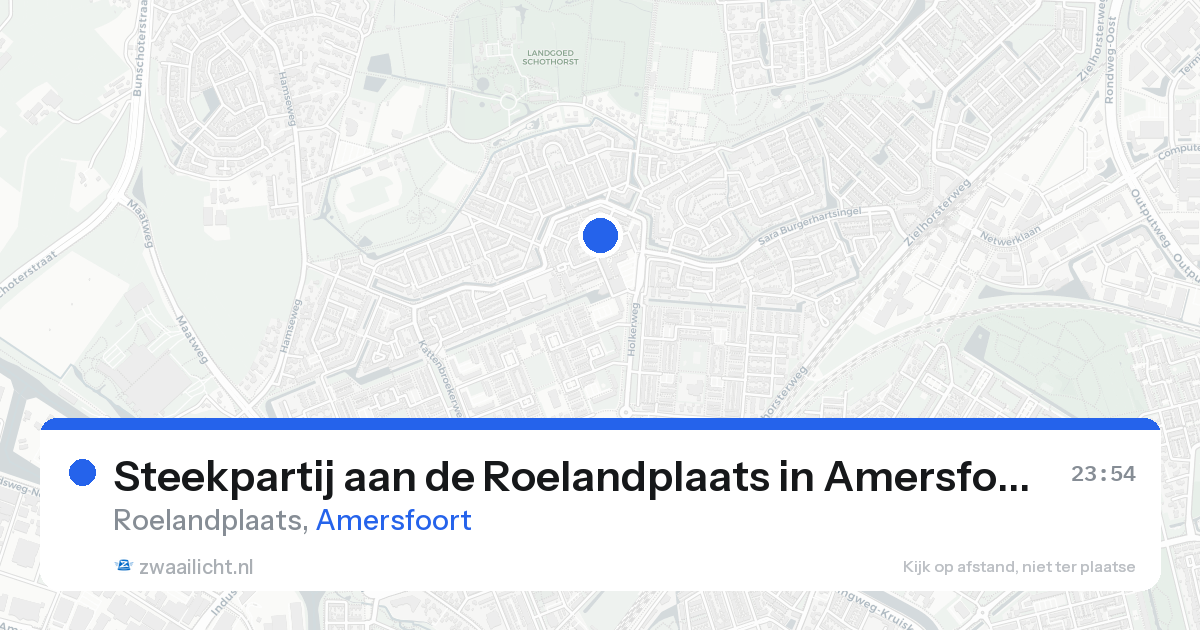Steekpartij aan de Roelandplaats in Amersfoort — 23 aug 2026