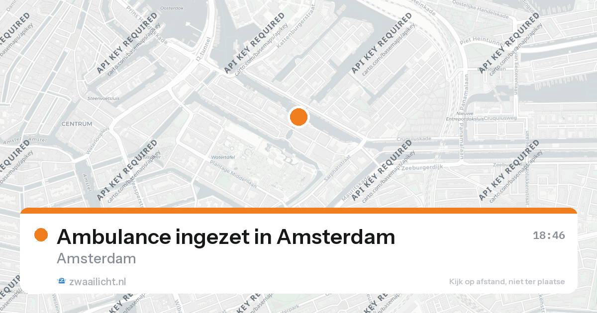 Ambulance ingezet in Amsterdam — 26 aug 2026