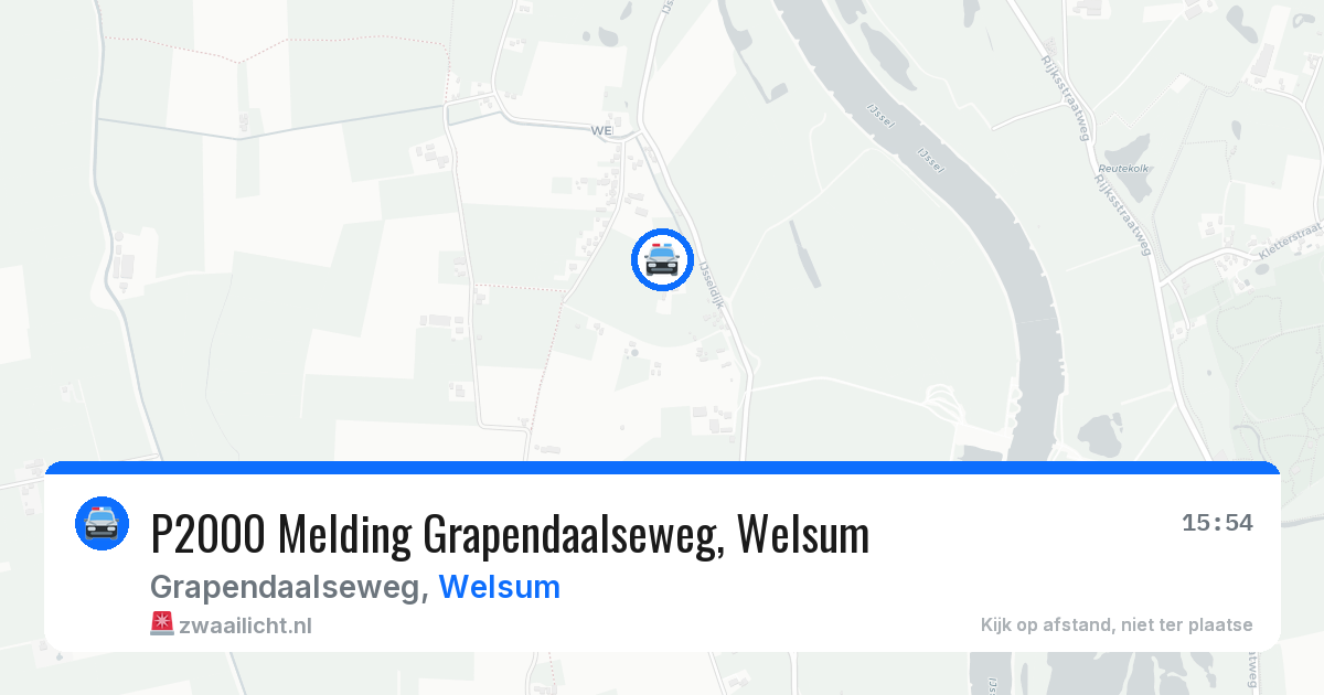 P2000 Melding Grapendaalseweg, Welsum — 27 feb 2026