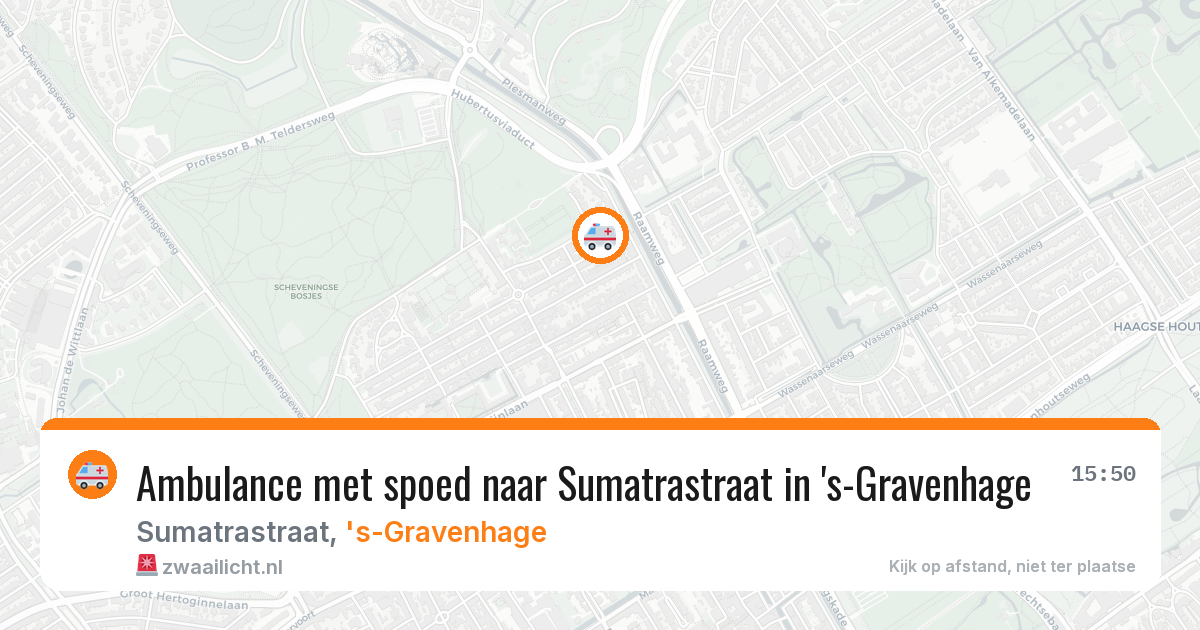 Ambulance met spoed naar Sumatrastraat in 's-Gravenhage — 29 apr 2026