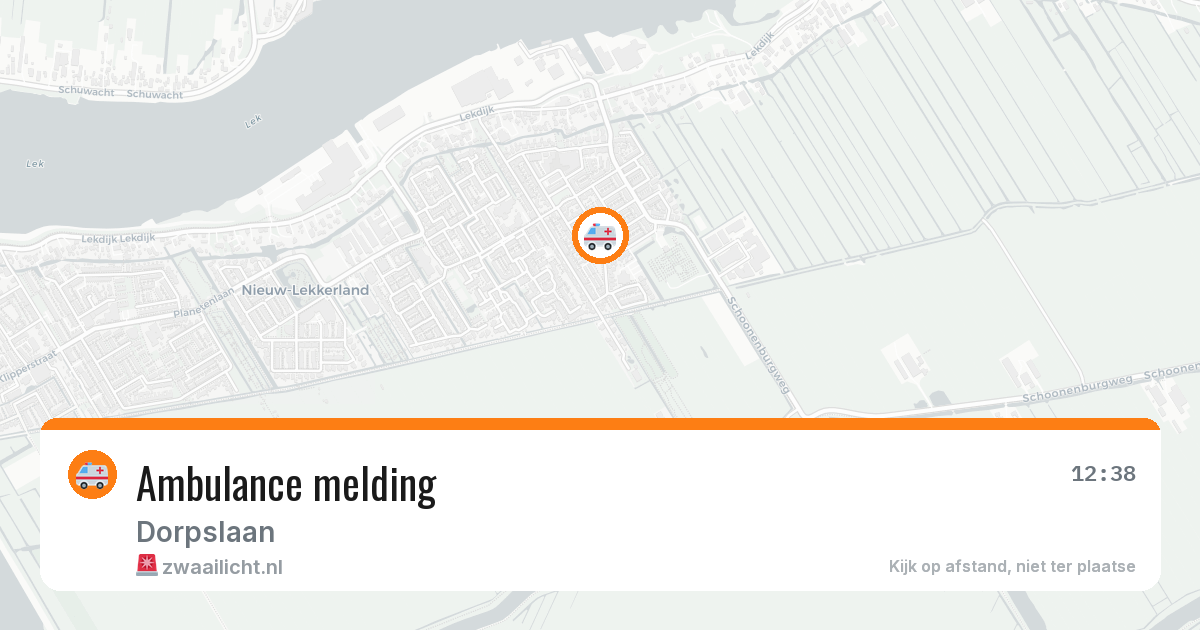 Ambulance melding — 19 jun 2026