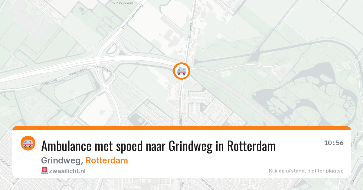 Ambulance met spoed naar Grindweg in Rotterdam — 29 jan 2026