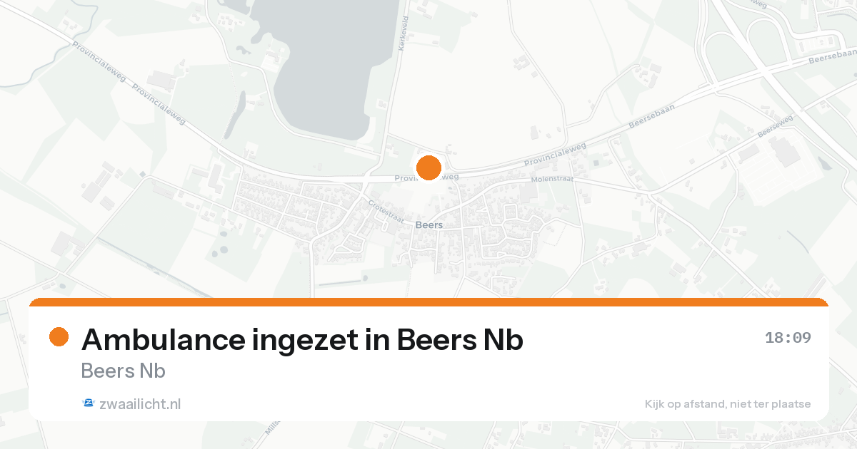 Ambulance ingezet in Beers Nb — 7 feb 2026