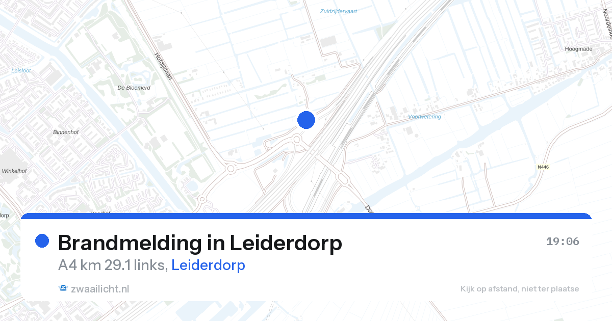 Brandmelding in Leiderdorp — 26 aug 2026