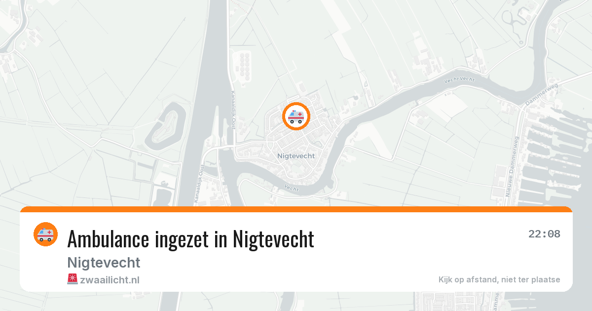 Ambulance ingezet in Nigtevecht — 29 jul 2026