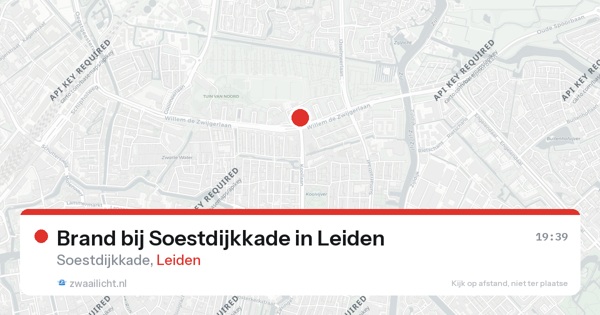 Brand bij Soestdijkkade in Leiden — 21 feb 2026