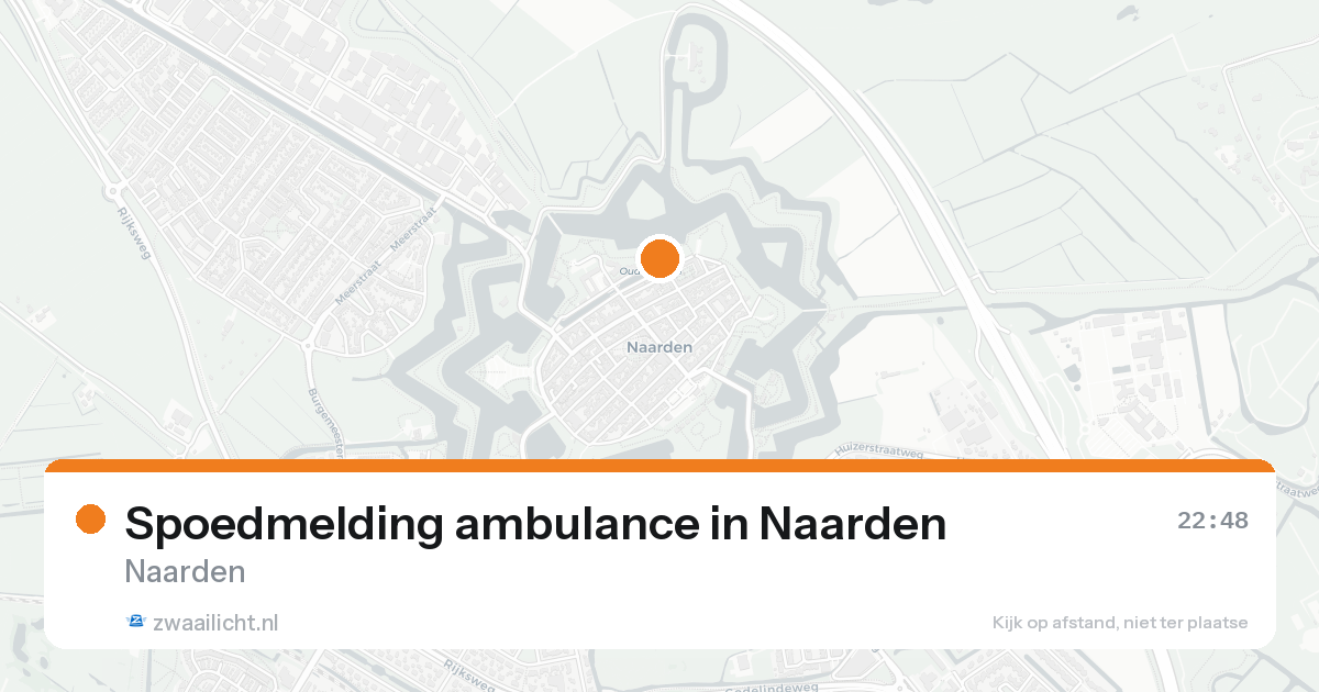 Spoedmelding ambulance in Naarden — 30 jan 2026