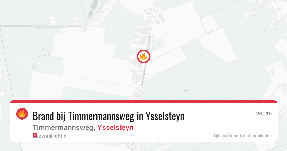 Brand bij Timmermannsweg in Ysselsteyn — 7 apr 2026