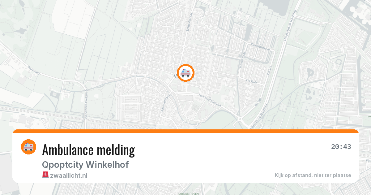 Ambulance melding — 2 feb 2026