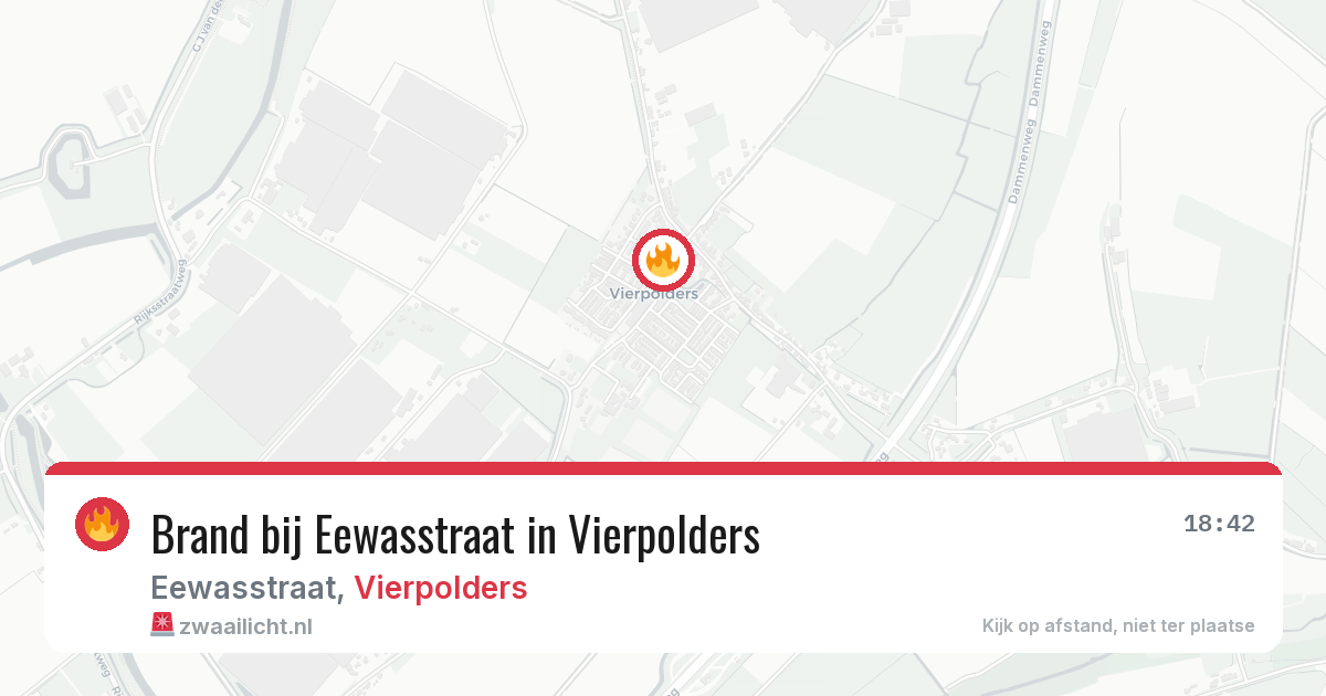 Brand bij Eewasstraat in Vierpolders — 27 mei 2026