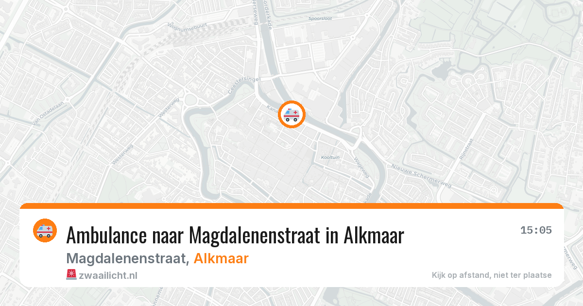 Ambulance naar Magdalenenstraat in Alkmaar — 4 apr 2026