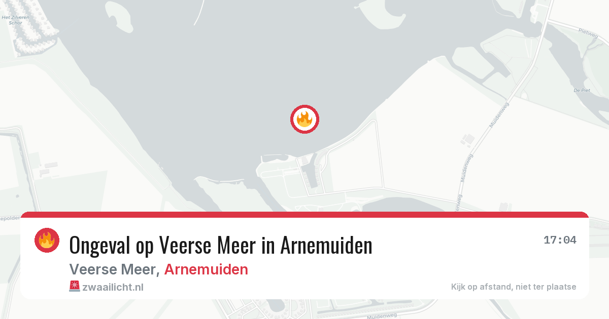 Ongeval op Veerse Meer in Arnemuiden — 21 jul 2026
