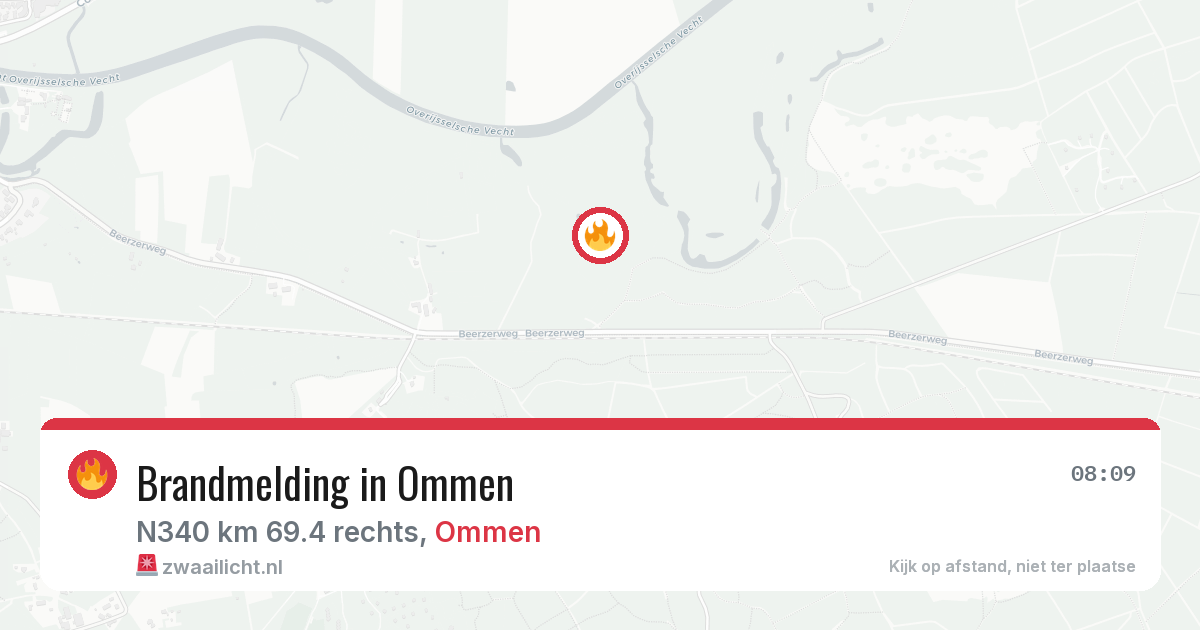 Brandmelding in Ommen — 20 jun 2026