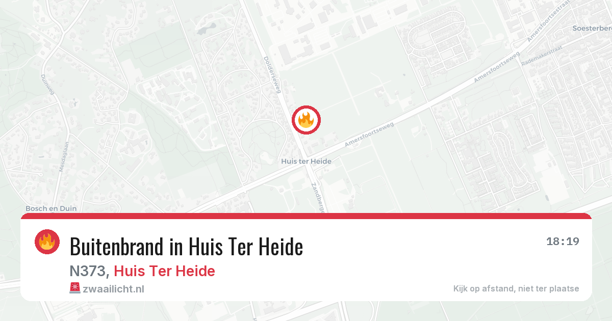 Buitenbrand in Huis Ter Heide — 29 apr 2026