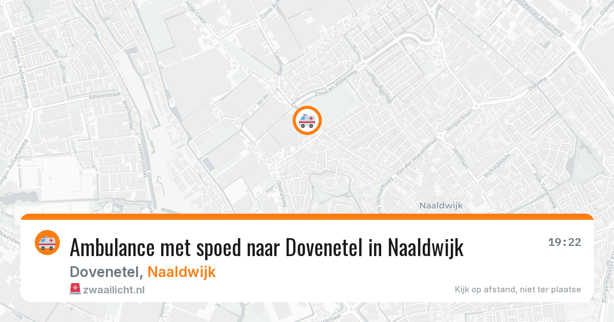 Ambulance met spoed naar Dovenetel in Naaldwijk — 12 feb 2026