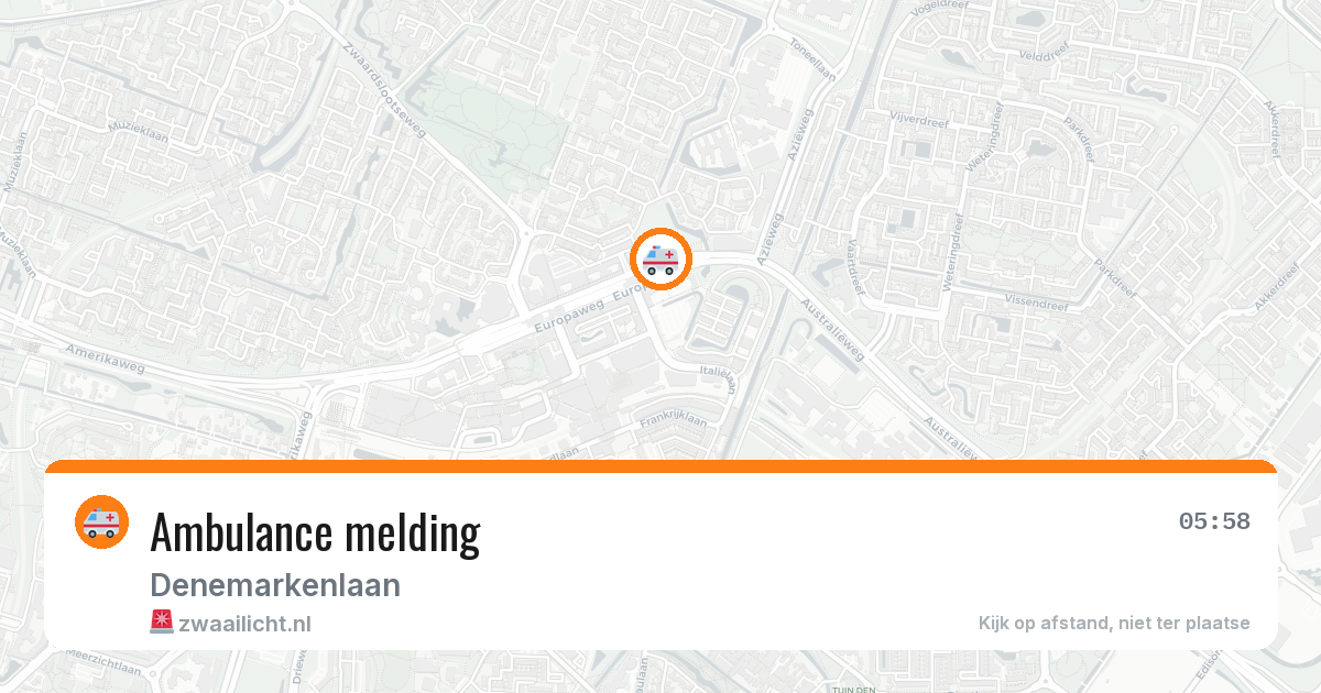 Ambulance melding — 15 jun 2026