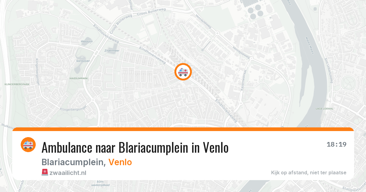 Ambulance naar Blariacumplein in Venlo — 29 jan 2026