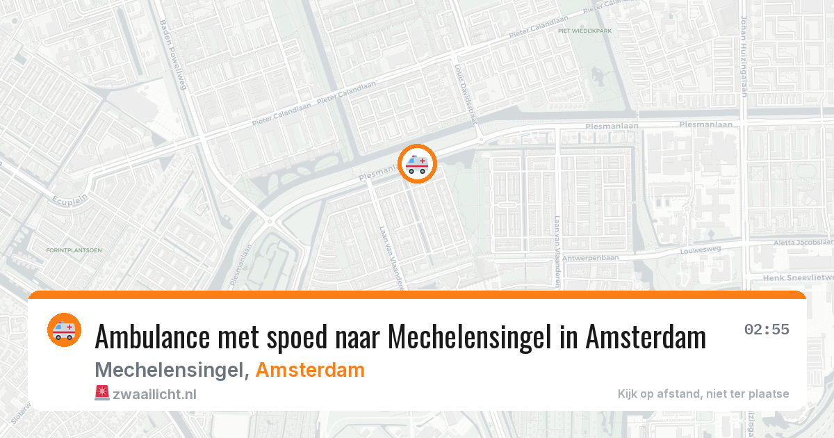 Ambulance met spoed naar Mechelensingel in Amsterdam — 30 mrt 2026