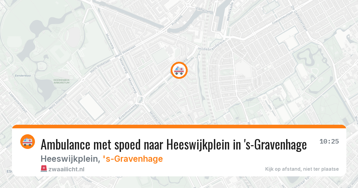 Ambulance met spoed naar Heeswijkplein in 's-Gravenhage — 28 mei 2026