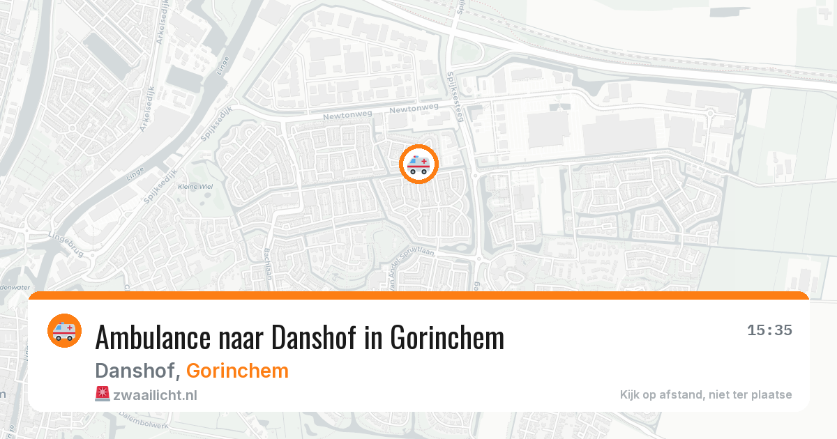 Ambulance naar Danshof in Gorinchem — 7 apr 2026