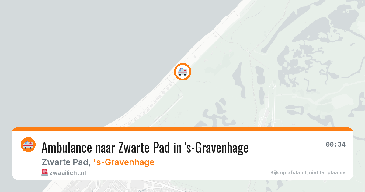 Ambulance naar Zwarte Pad in 's-Gravenhage — 14 mei 2026