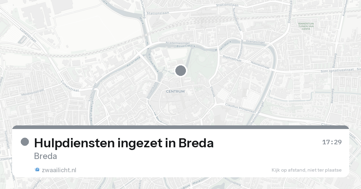 Hulpdiensten ingezet in Breda — 31 jan 2026 | 🚨 Zwaailicht.nl