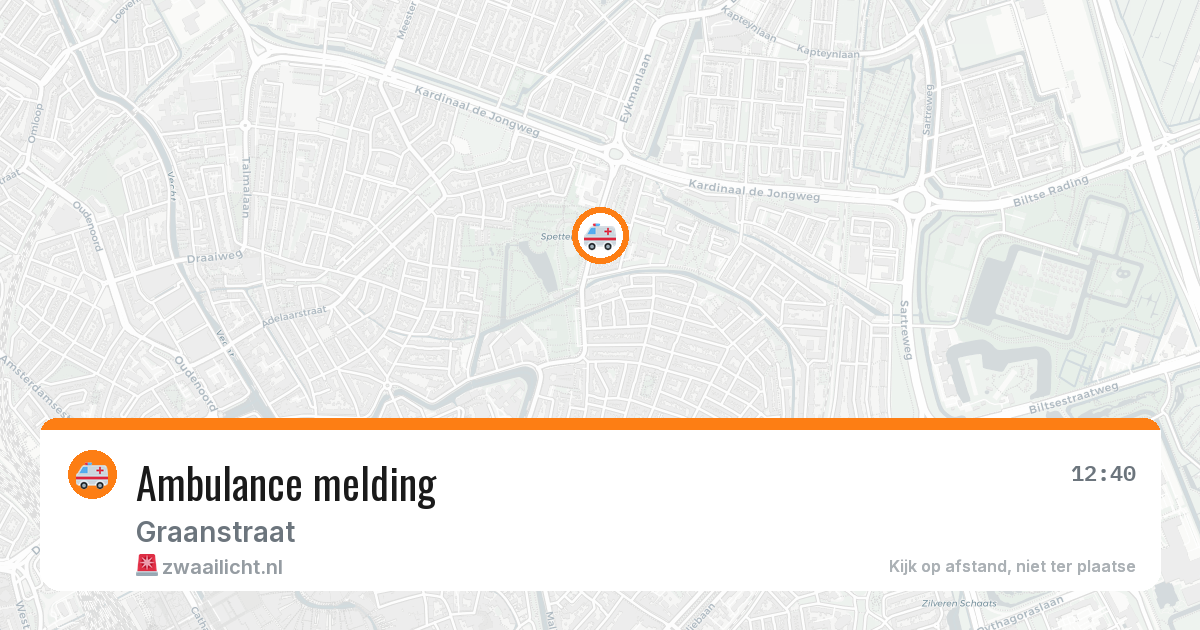 Ambulance melding — 9 apr 2026