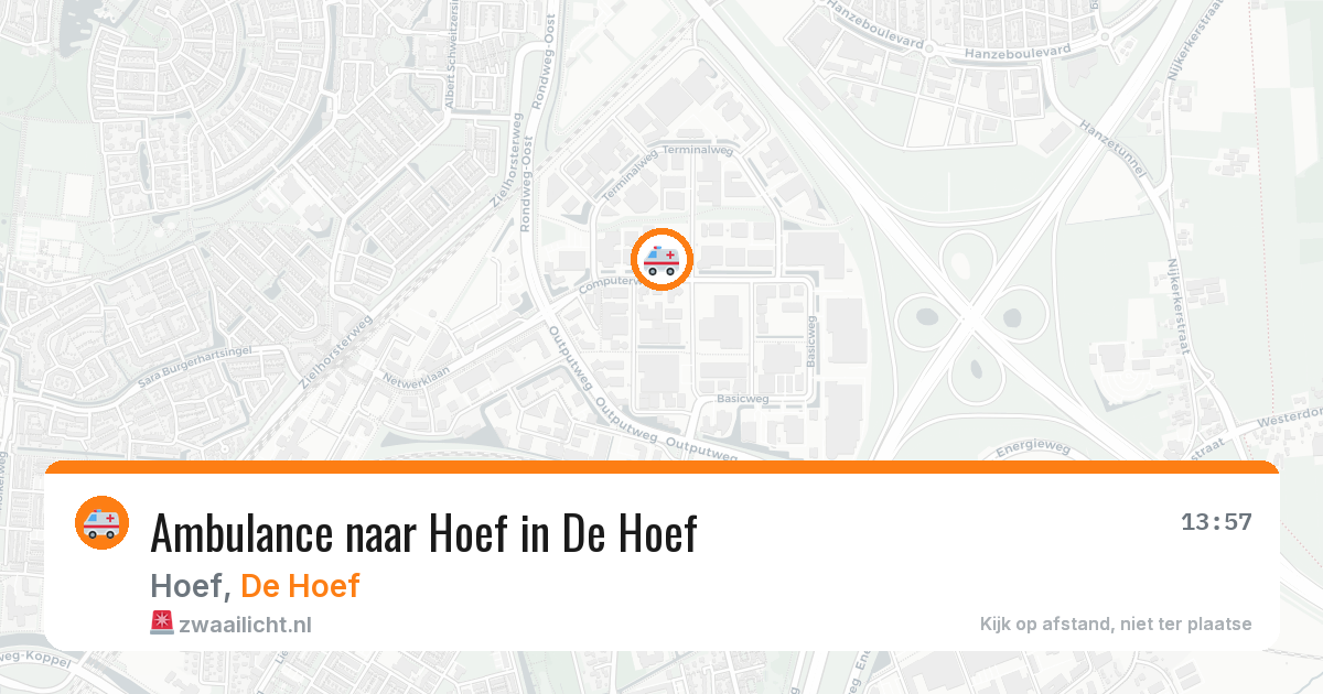 Ambulance naar Hoef in De Hoef — 8 feb 2026