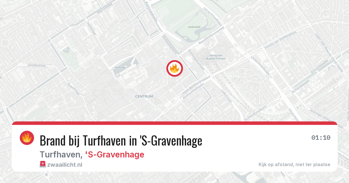 Brand bij Turfhaven in 'S-Gravenhage — 6 jul 2026