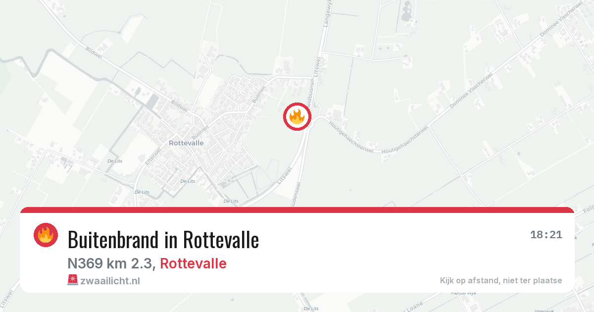 Buitenbrand in Rottevalle — 10 aug 2026