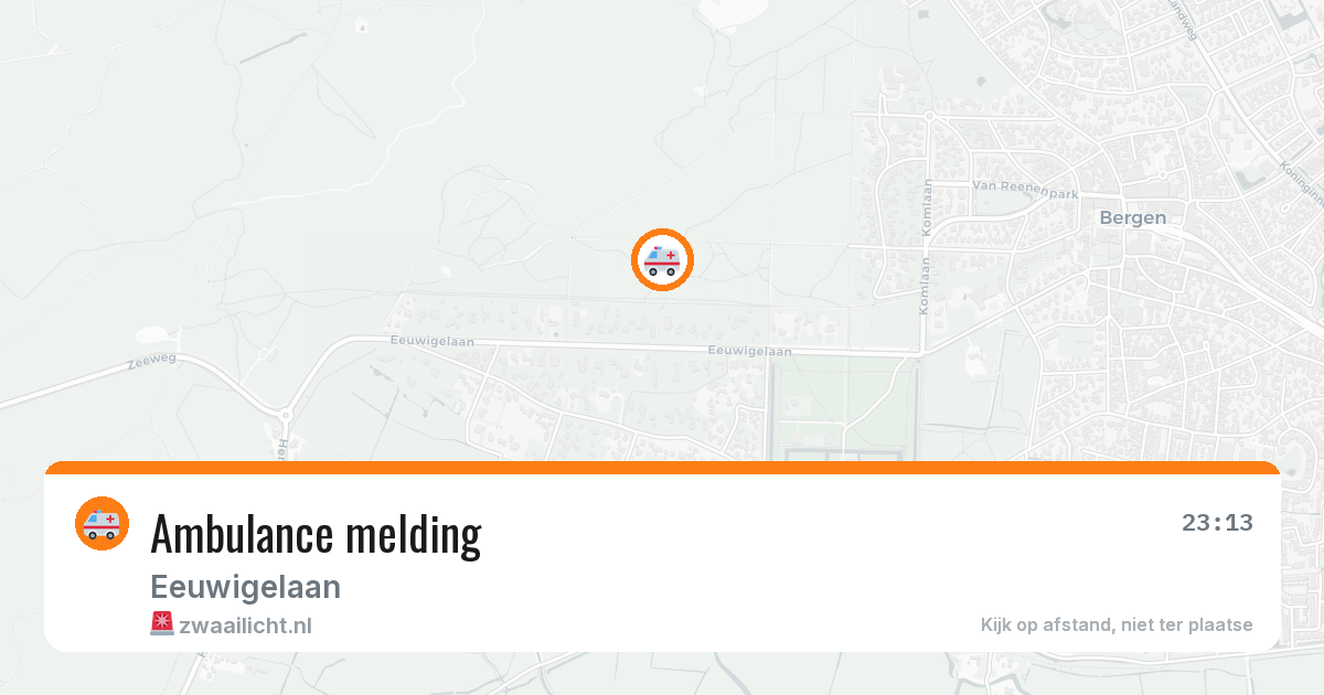 Ambulance melding — 19 jun 2026