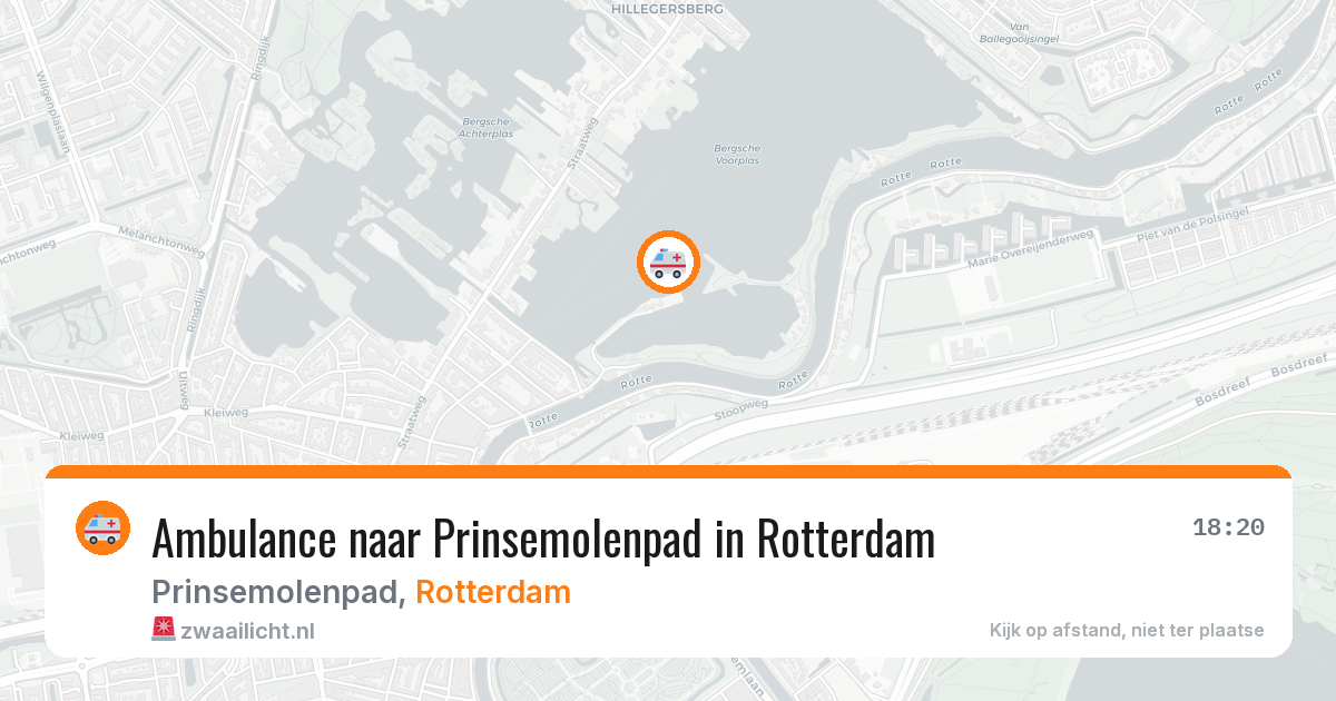 Ambulance naar Prinsemolenpad in Rotterdam — 16 jun 2026