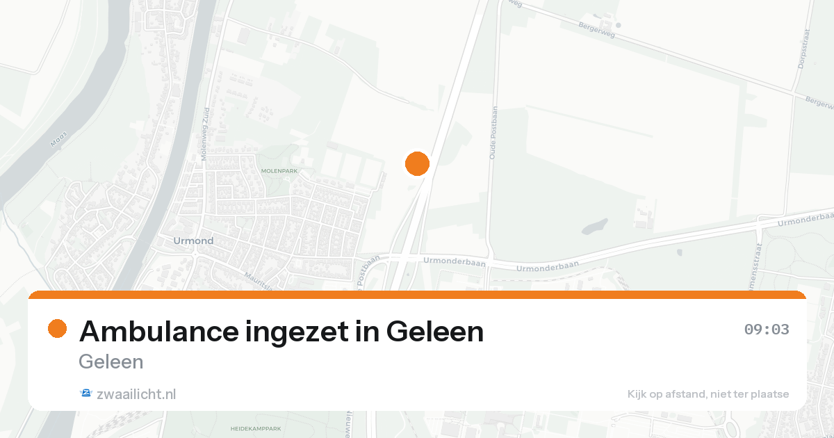 Ambulance ingezet in Geleen — 14 aug 2026
