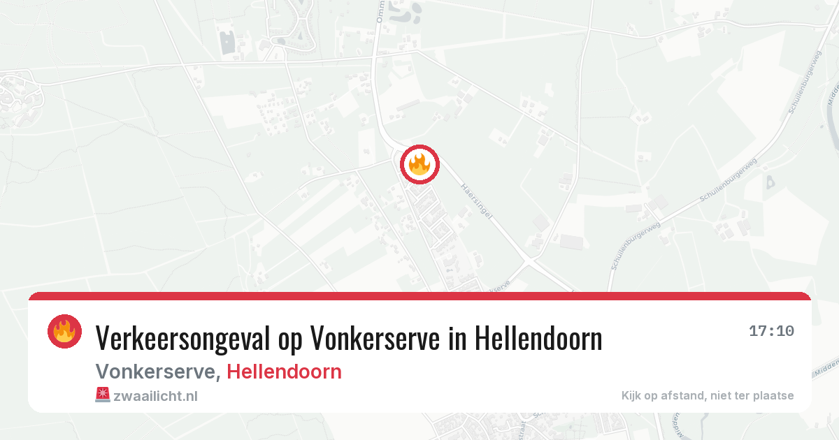 Verkeersongeval op Vonkerserve in Hellendoorn — 9 jun 2026