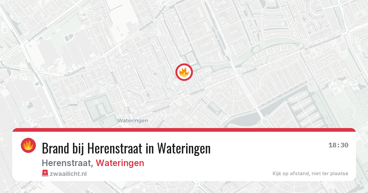 Brand bij Herenstraat in Wateringen — 12 jun 2026