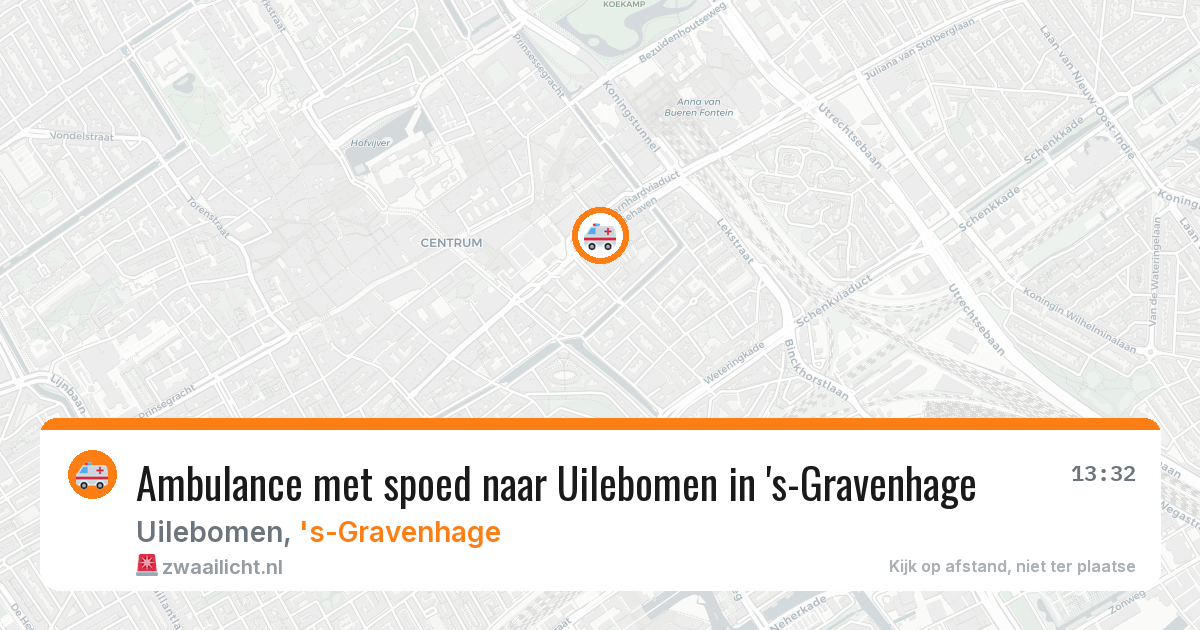 Ambulance met spoed naar Uilebomen in 's-Gravenhage — 12 jun 2026