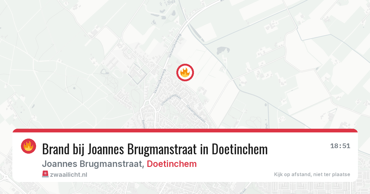Brand bij Joannes Brugmanstraat in Doetinchem — 3 aug 2026
