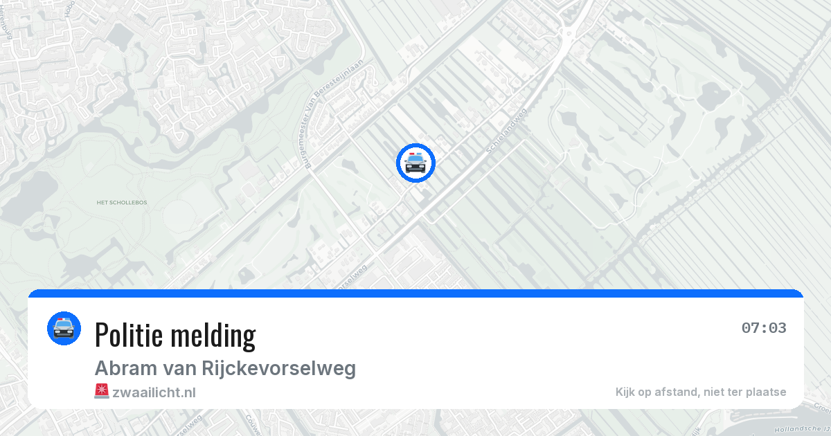 Politie melding — 12 jun 2026