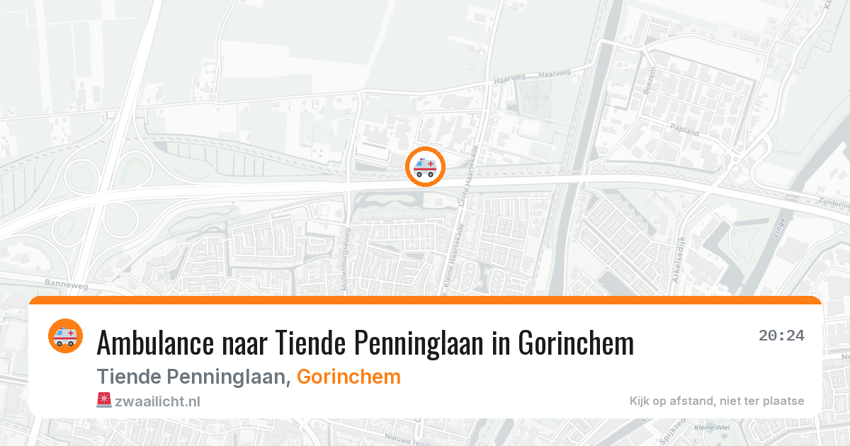 Ambulance naar Tiende Penninglaan in Gorinchem — 18 jun 2026