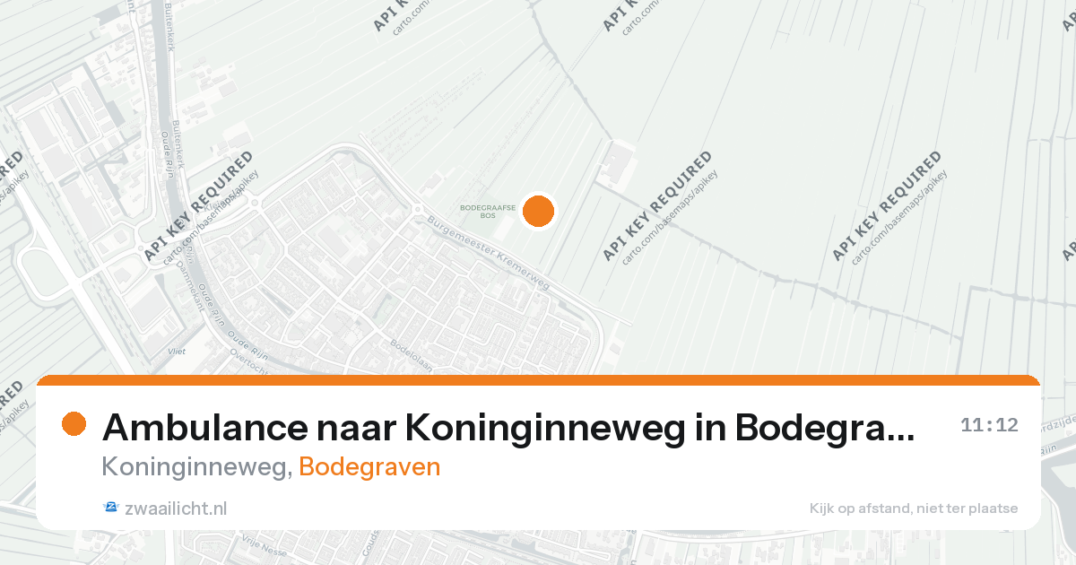 Ambulance naar Koninginneweg in Bodegraven — 2 jul 2026