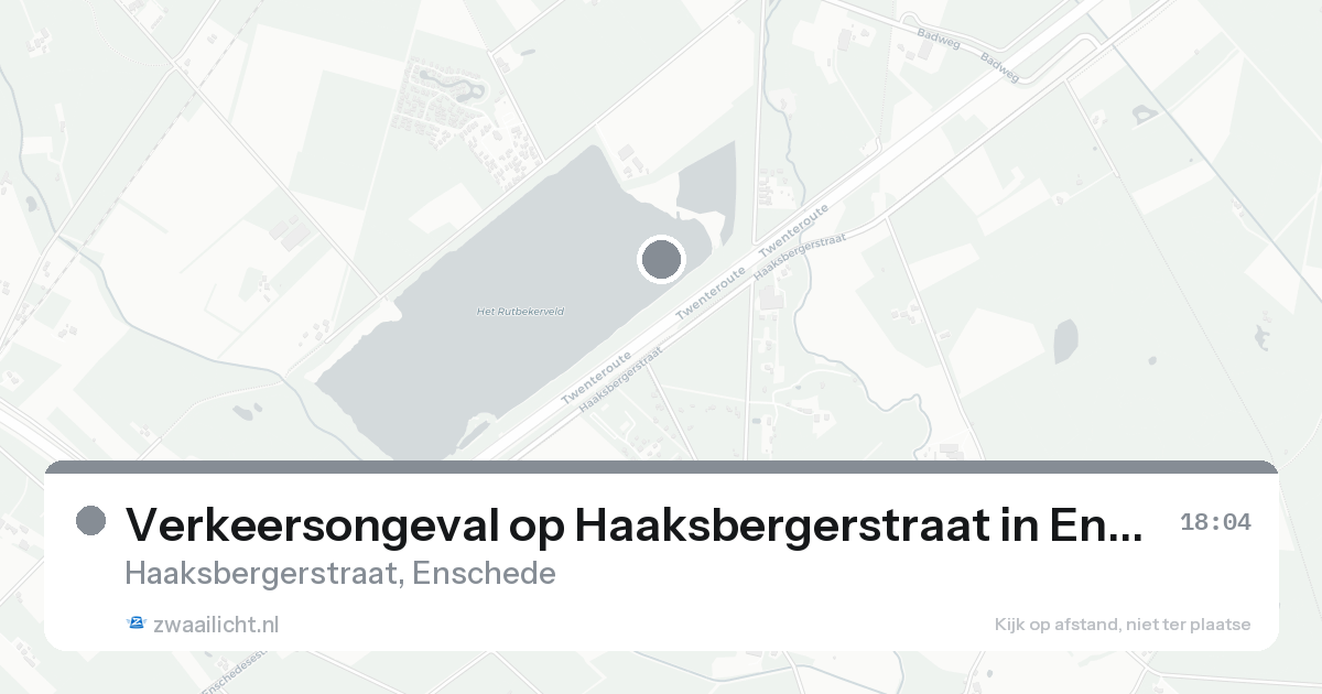 Verkeersongeval op Haaksbergerstraat in Enschede — 30 jan 2026