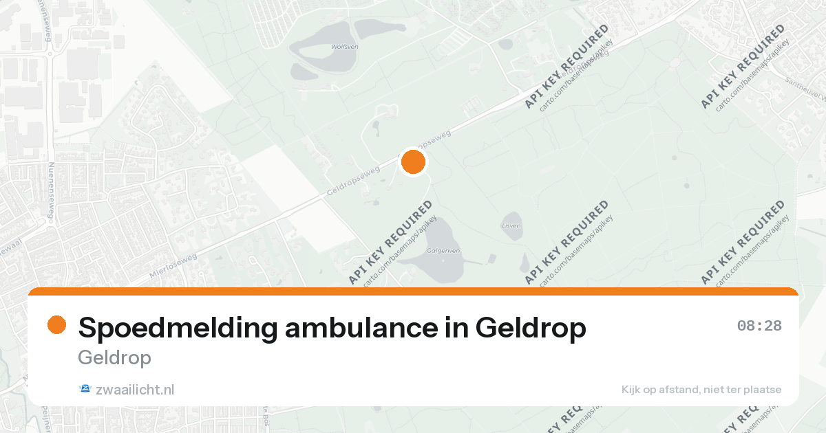 Spoedmelding ambulance in Geldrop — 26 aug 2026