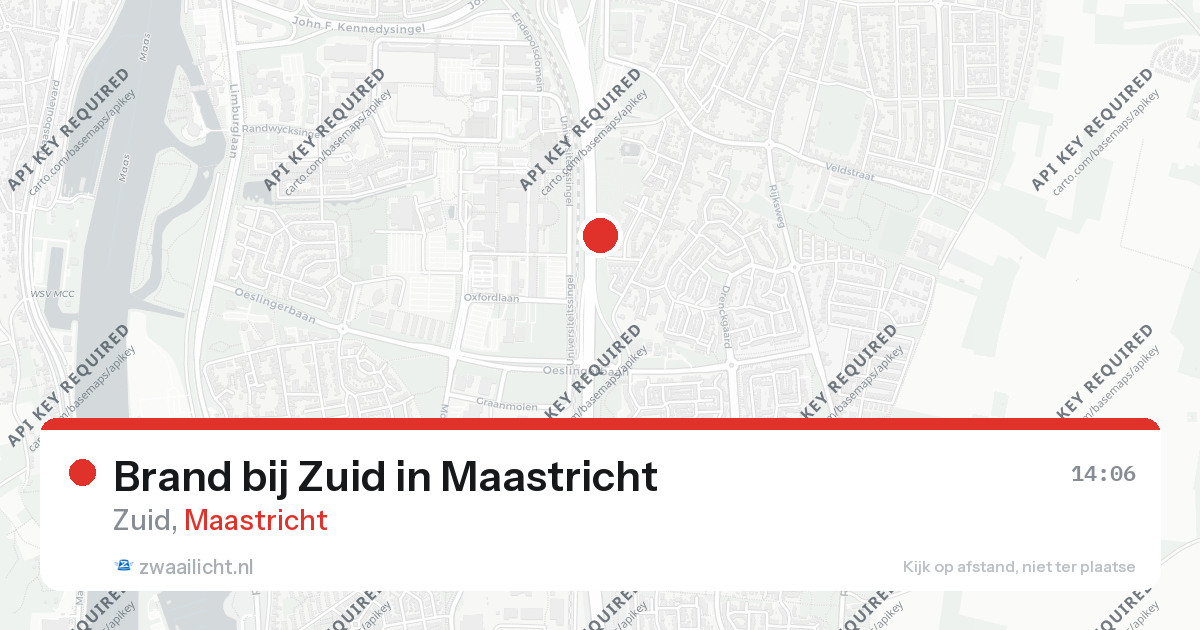 Brand bij Zuid in Maastricht — 26 aug 2026