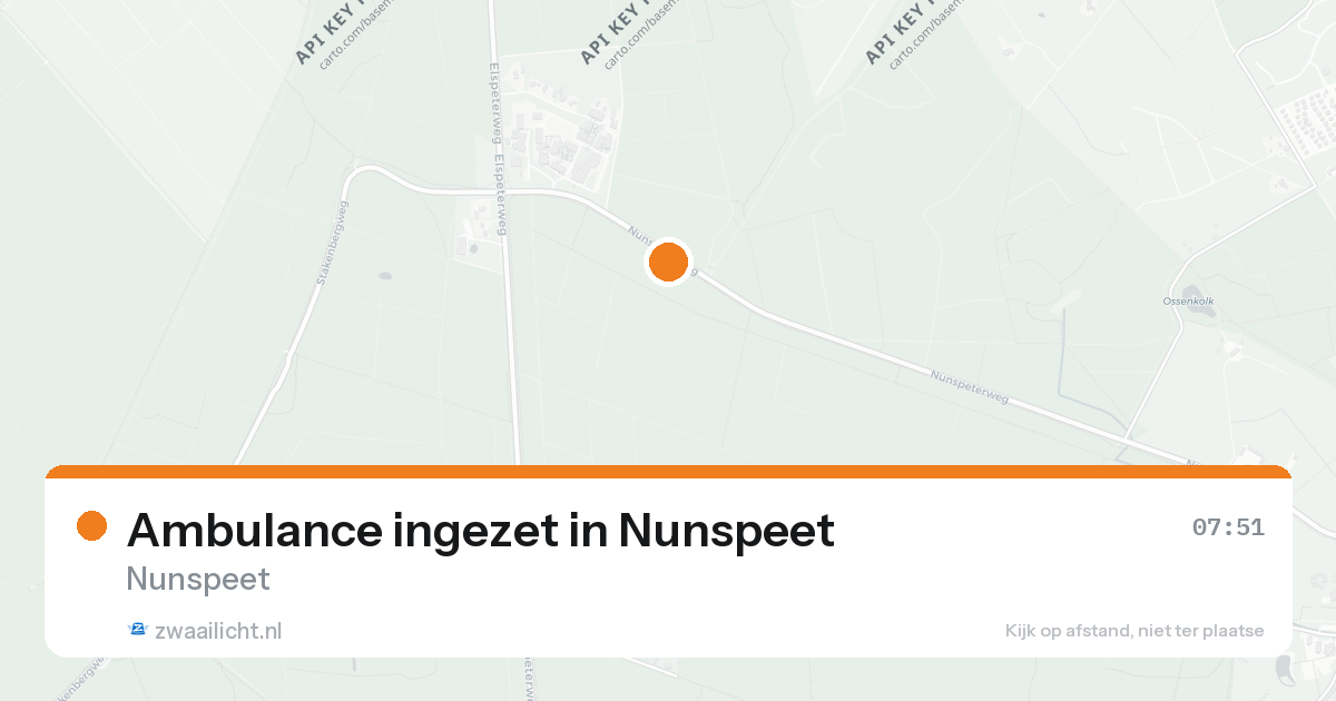 Ambulance ingezet in Nunspeet — 7 feb 2026