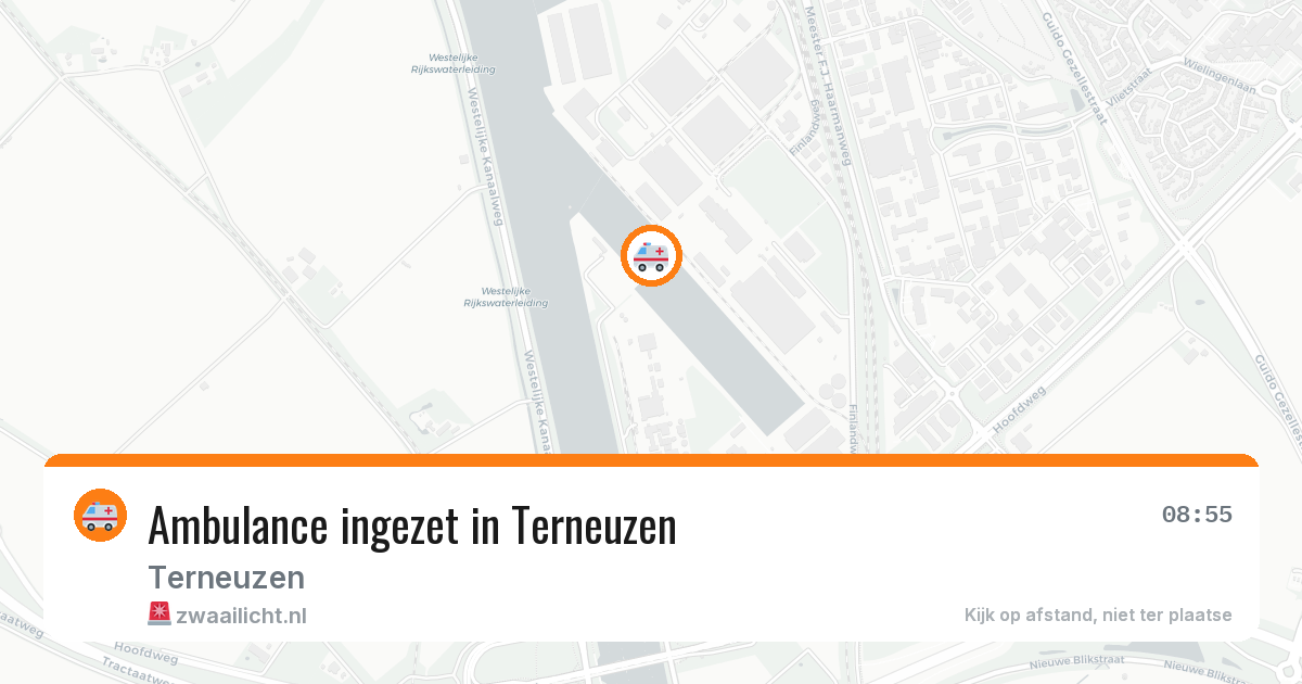 Ambulance ingezet in Terneuzen — 11 aug 2026