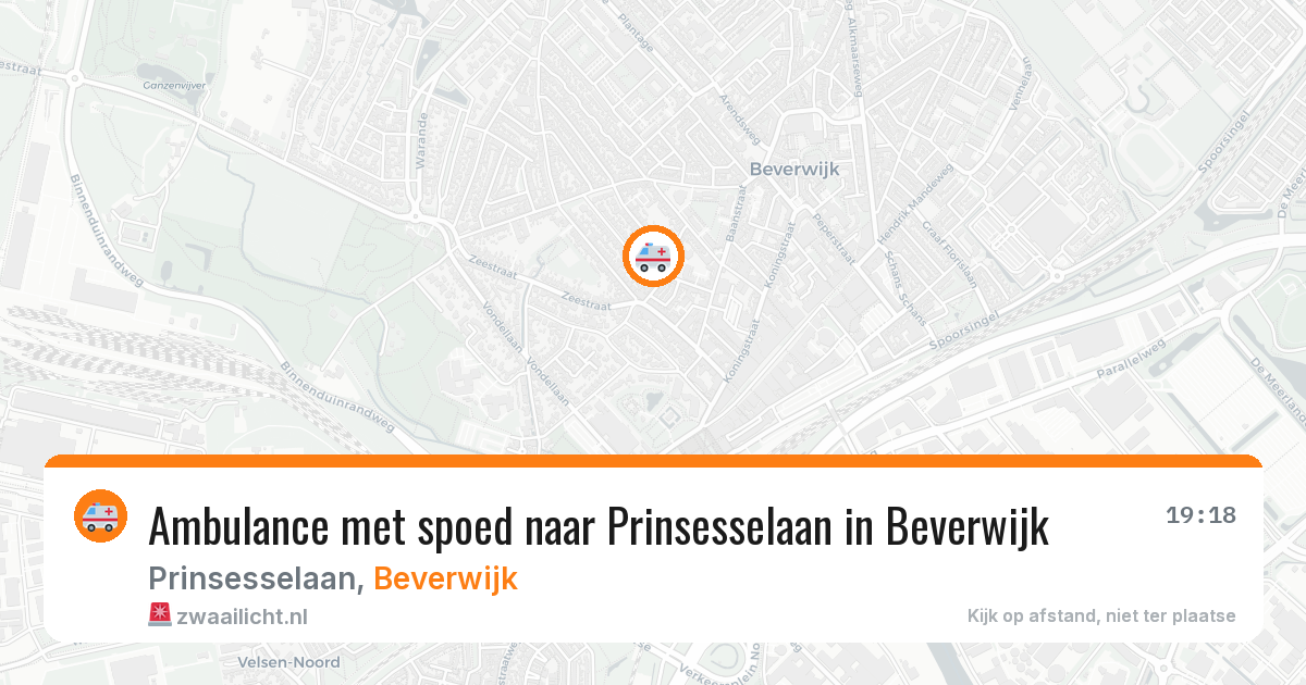 Ambulance met spoed naar Prinsesselaan in Beverwijk — 4 aug 2026