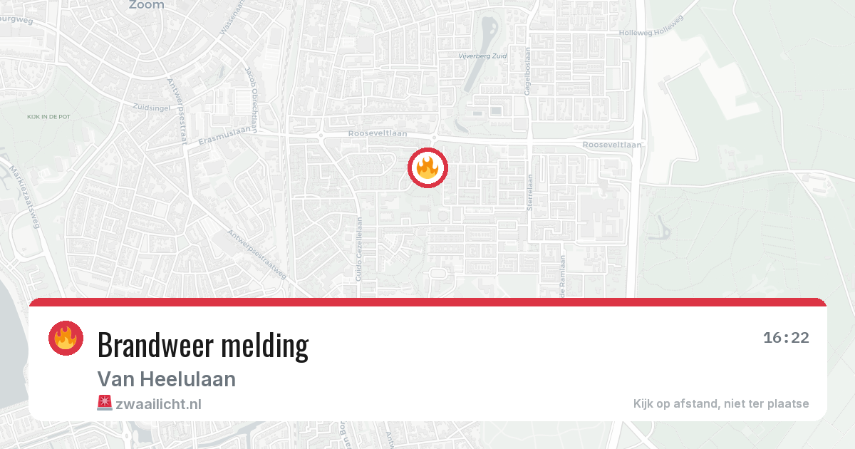 Brandweer melding — 4 jun 2026