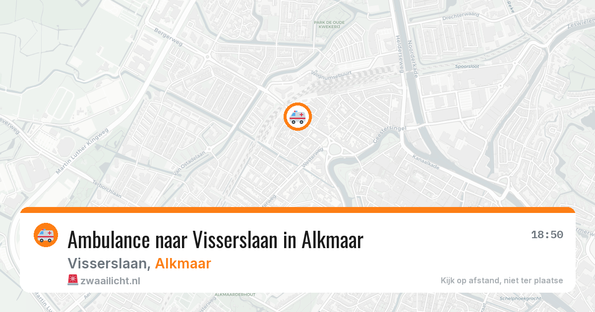 Ambulance naar Visserslaan in Alkmaar — 10 jul 2026